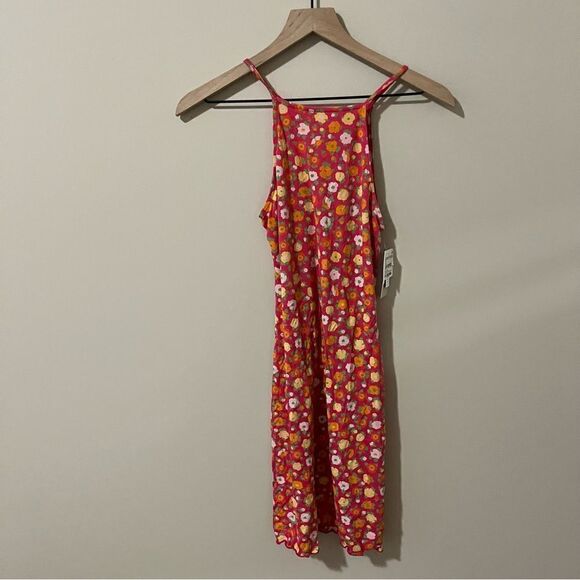 BP PRINT KNIT MINIDRESS IN PINK SALLY RETRO FLORAL - Picture 6 of 13